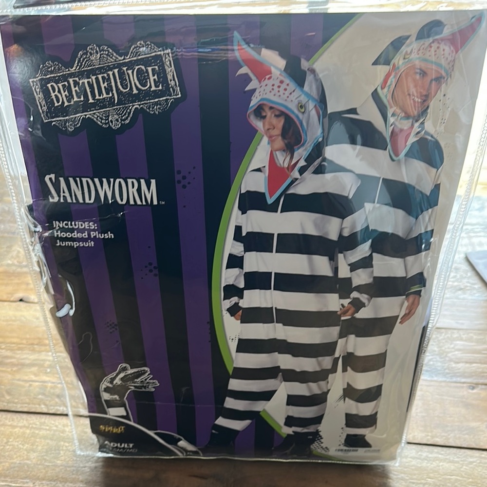 Sandworm Costume - Black and White Adult SM/MD